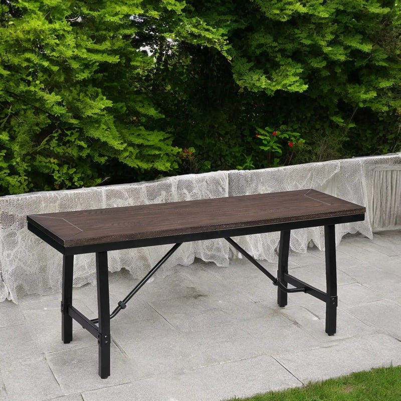Mariatu - Bench - Oak / Black by Unique Piece Furniture