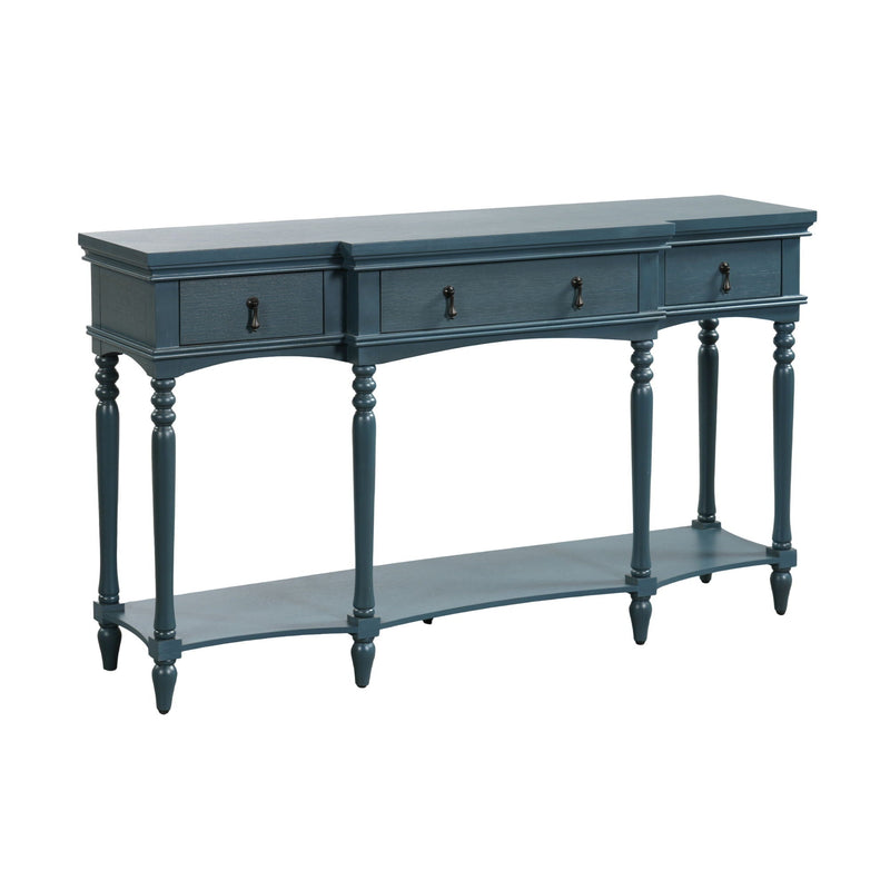 Retro Console Table With 3 Soft Close Drawers by HouseOfZazla