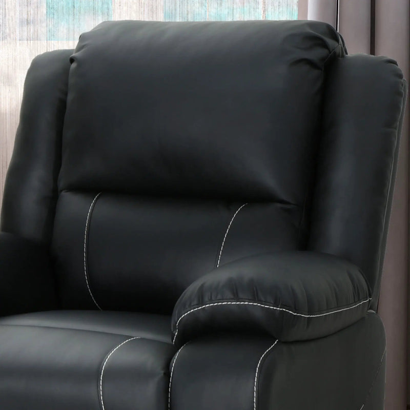 Stylish Wide Manual Swivel Standard Recliner by Unique Piece Furniture