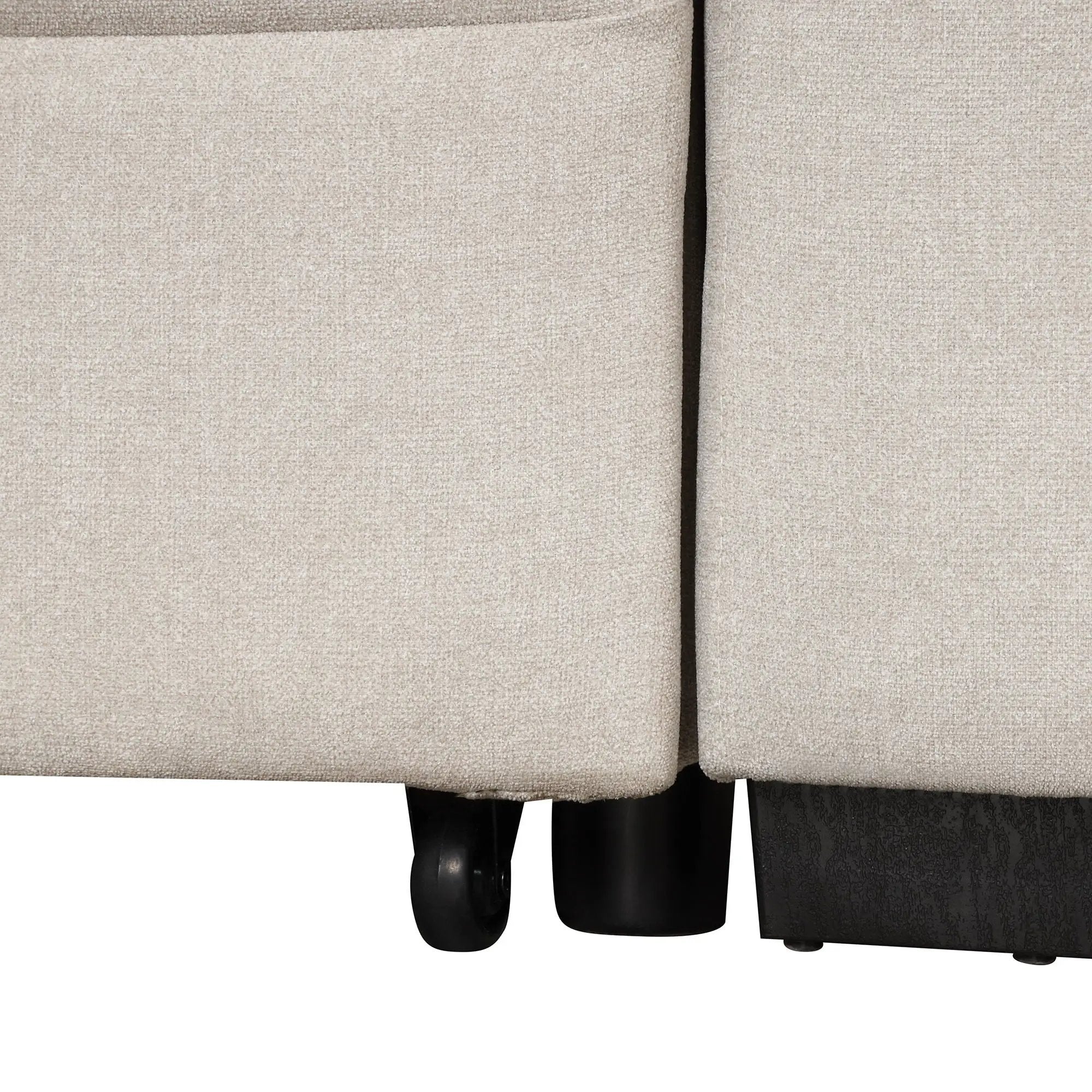 Sleeper Sofa Bed, 2 In 1 Pull Out Sofa Bed L Shape Couch With Storage Ottoman For Living Room, Bedroom Couch And Small Apartment by HouseOfZazla