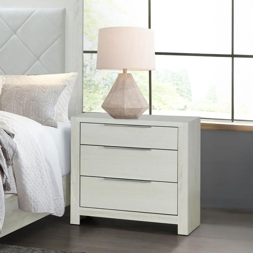 Jehoram - 3 Drawer Nightstand For Bedroom by Unique Piece Furniture