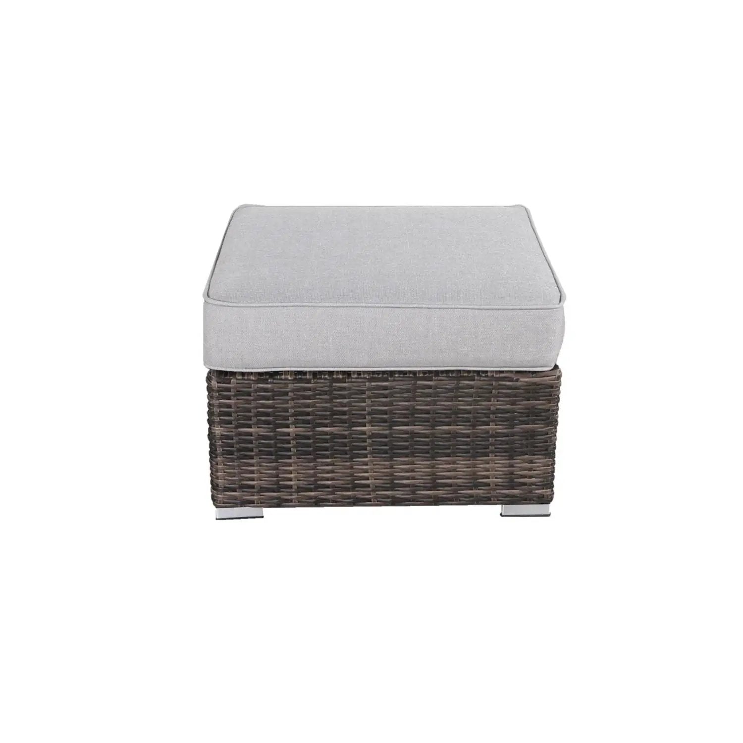 Stylish Outdoor Ottoman With Cushion For Comfort by Unique Piece Furniture