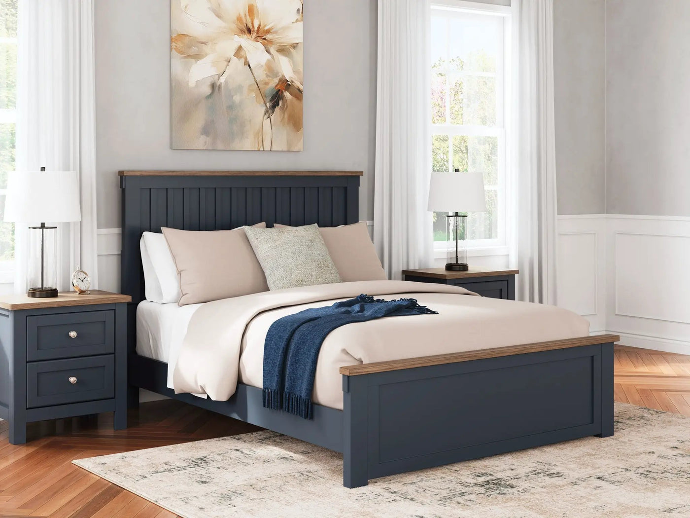 Landocken - Panel Bed by Unique Piece Furniture