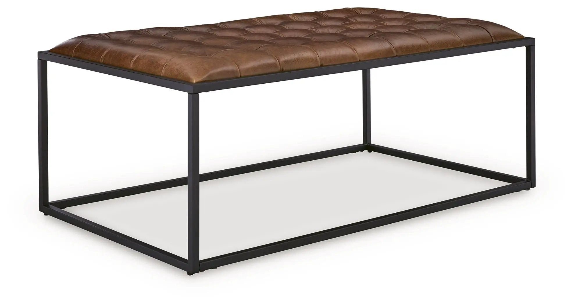 Junsor - Cocktail Ottoman - Brown / Black by Unique Piece Furniture