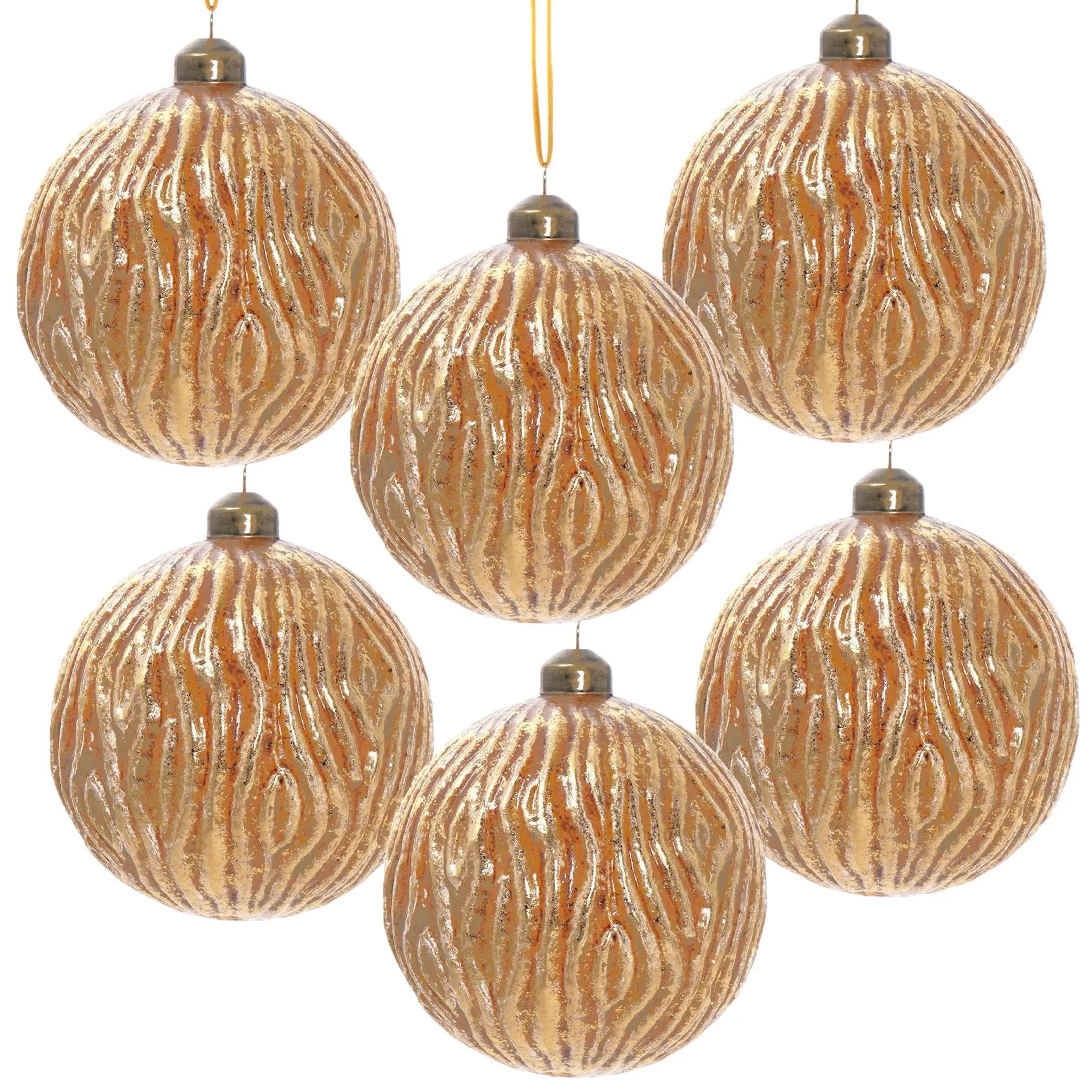 Christmas Ball Glass Decorative Hanging Ball Christmas Tree Ornaments For Holiday Party Decorations by Unique Piece Furniture