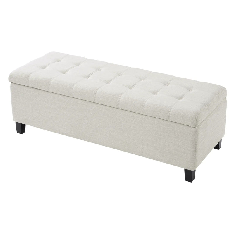 Upholstered Storage Ottoman Bench by HouseOfZazla