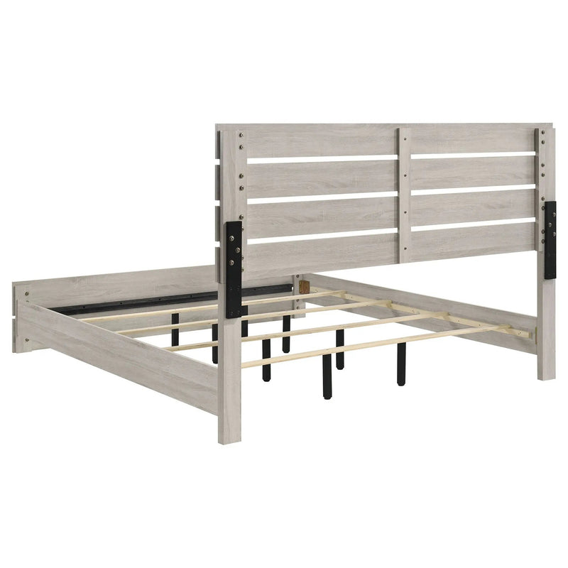 Brantford 4-piece Eastern King Bedroom Set Coastal White by Unique Piece Furniture
