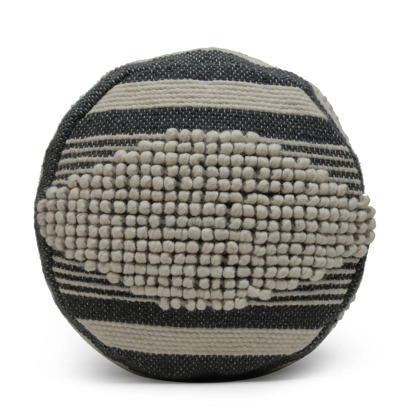 Diamond - Handcrafted Cylindrical Pouf by HouseOfZazla