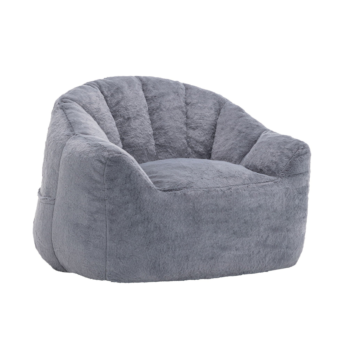 Beanbag Chair, Beanbag Sofa Chair With Armrests Stuffed High Density Foam by Unique Piece Furniture