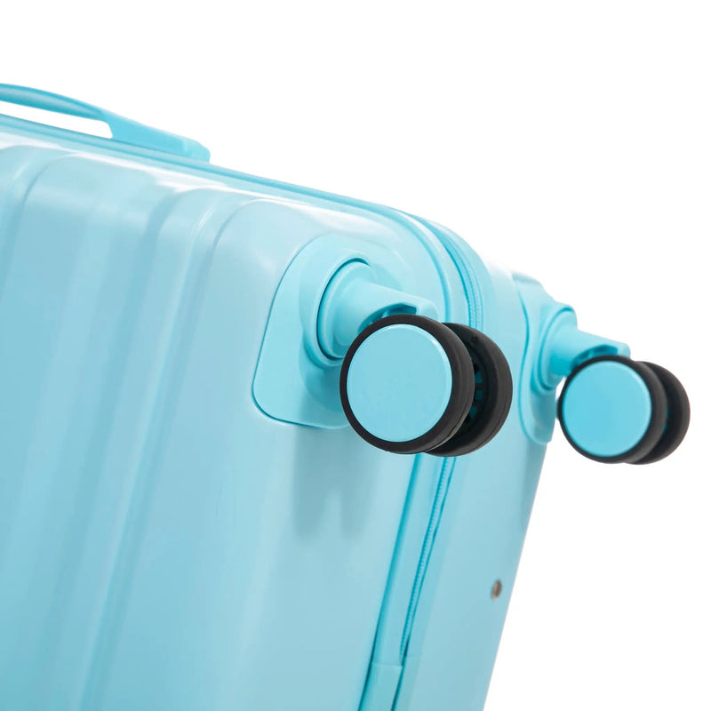 HIFINE Tourist 3-Piece ABS Spinner Wheel Luggage Set (Blue) by HouseOfZazla