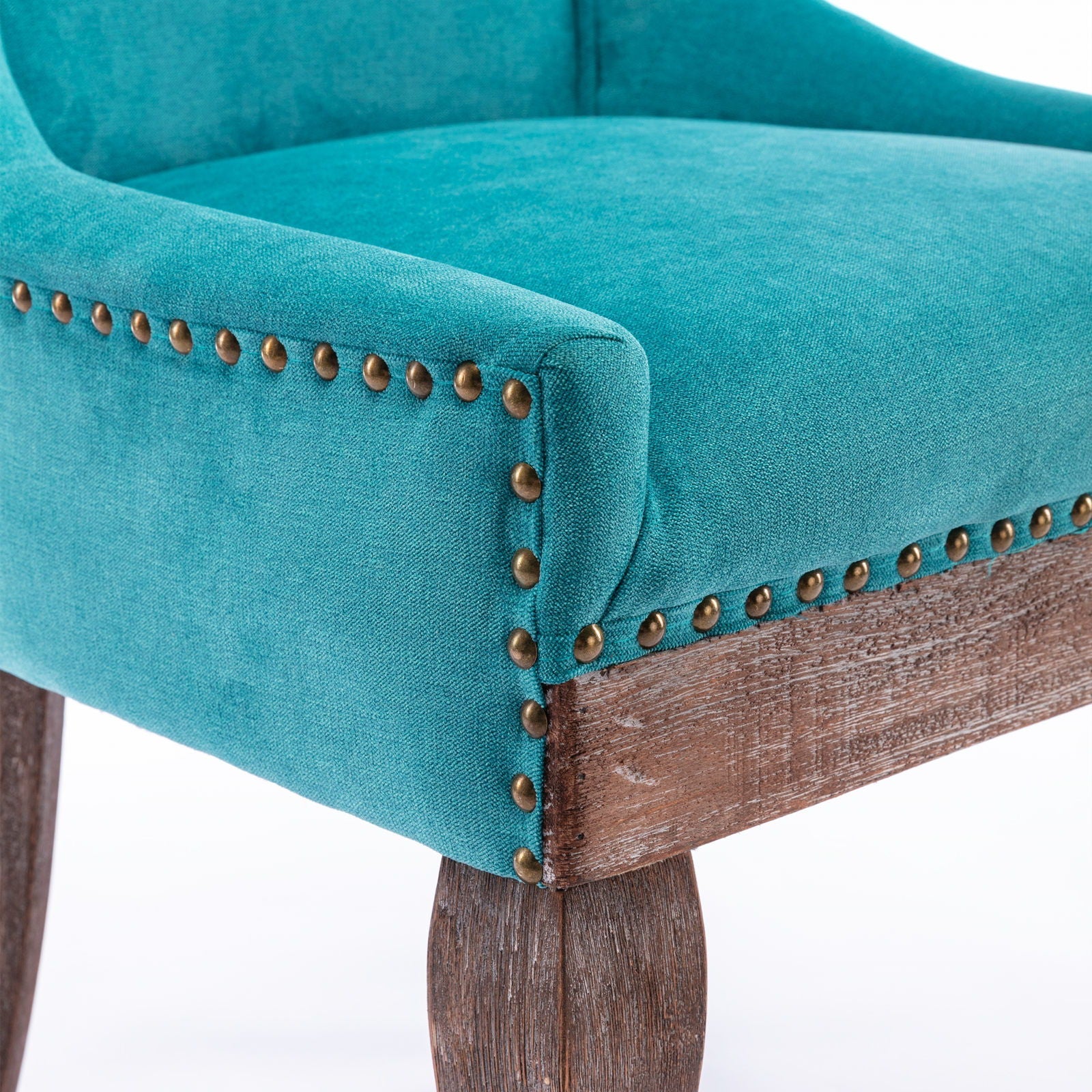 Ultra - Side Dining Chair, Nail Head (Set of 2) by HouseOfZazla