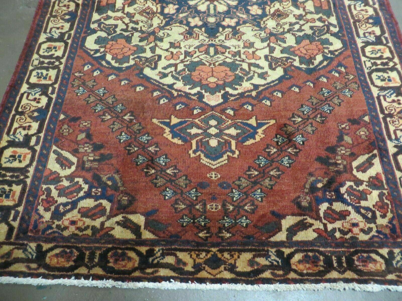 4' X 7' Antique 1920 Handmade Turkish Medallion Wool Rug Veg Dye Nice by Jewel Rugs