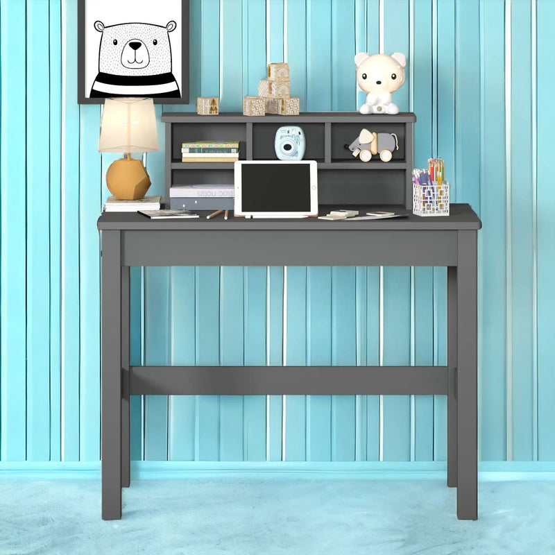 Logan - Writing Desk - Gray by HouseOfZazla