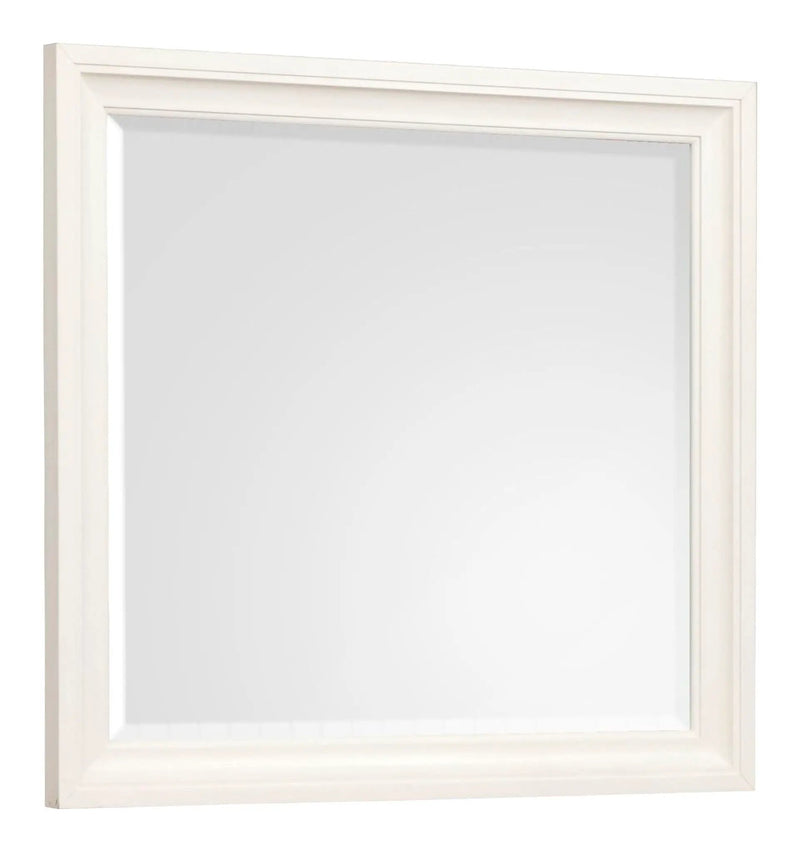 Kingston - Landscape Mirror - Whisper White And Cerused Nutmeg by Unique Piece Furniture