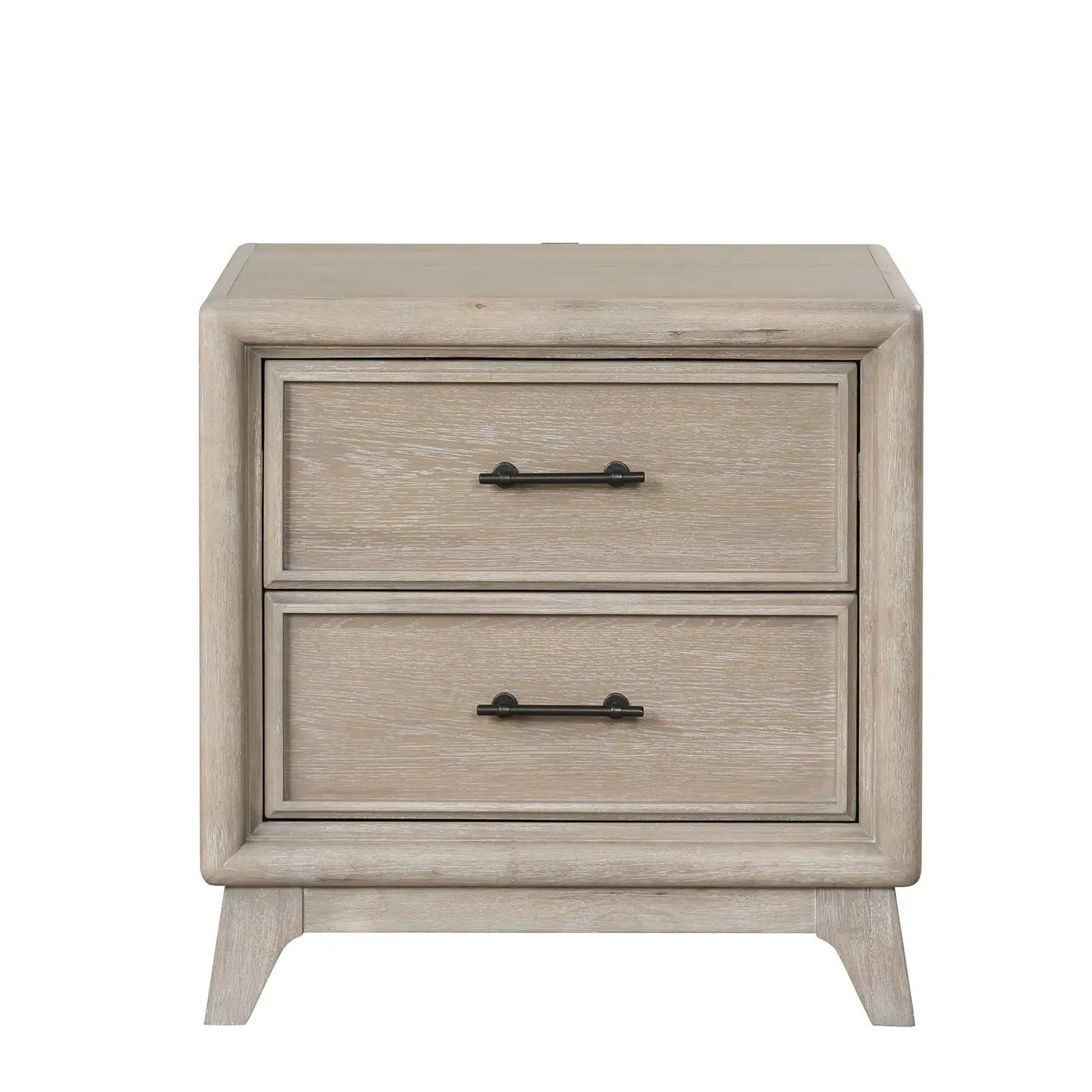 3 Piece Bedroom Set With Padded Headboard, 2 Nightstands by HouseOfZazla
