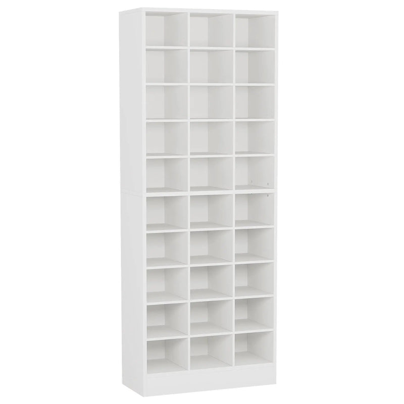 10 Tier Shoe Storage Cabinet With 30 Cubbies by HouseOfZazla