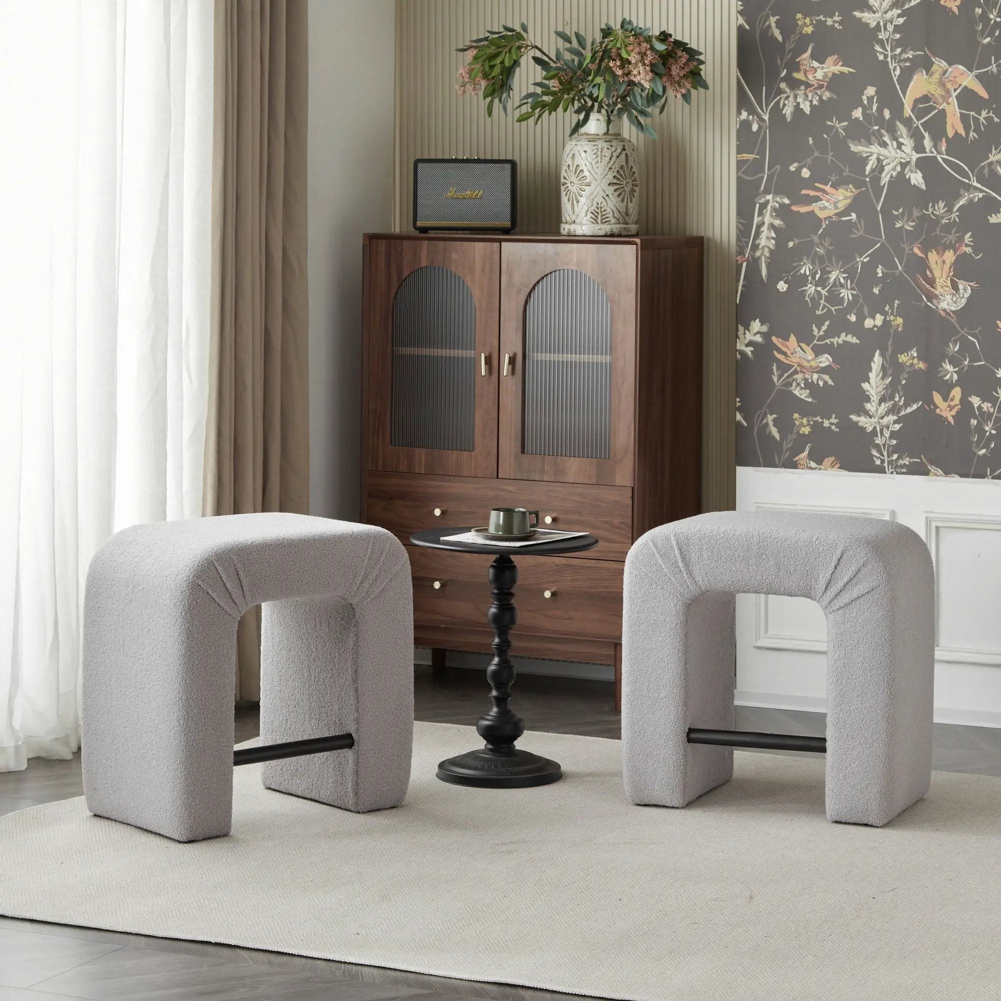 Boucle Stool (Set of 2) by HouseOfZazla