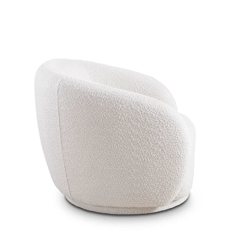 Swivel Accent Upholstered Barrel Chair by Unique Piece Furniture