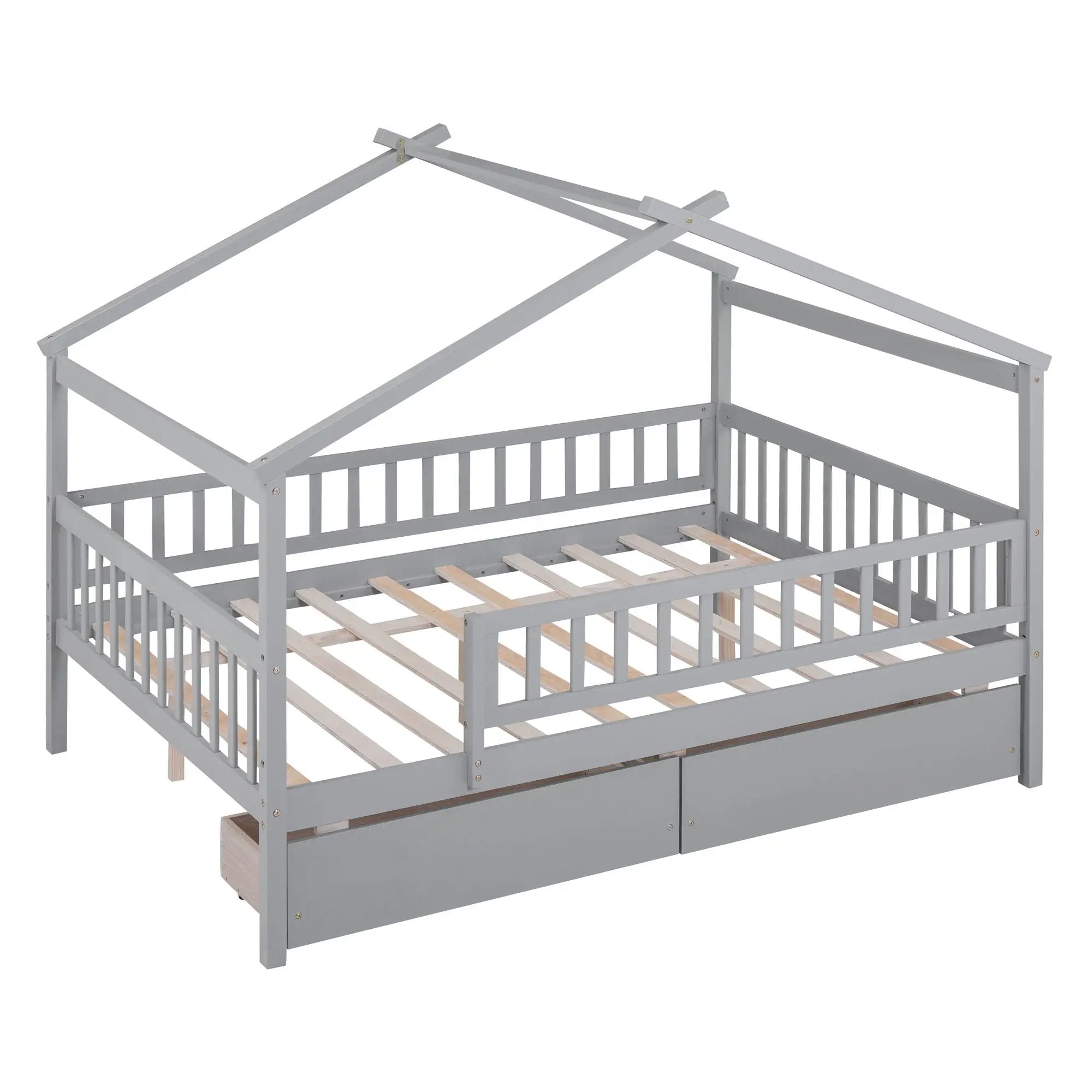 House Bed With 2 Drawers by HouseOfZazla