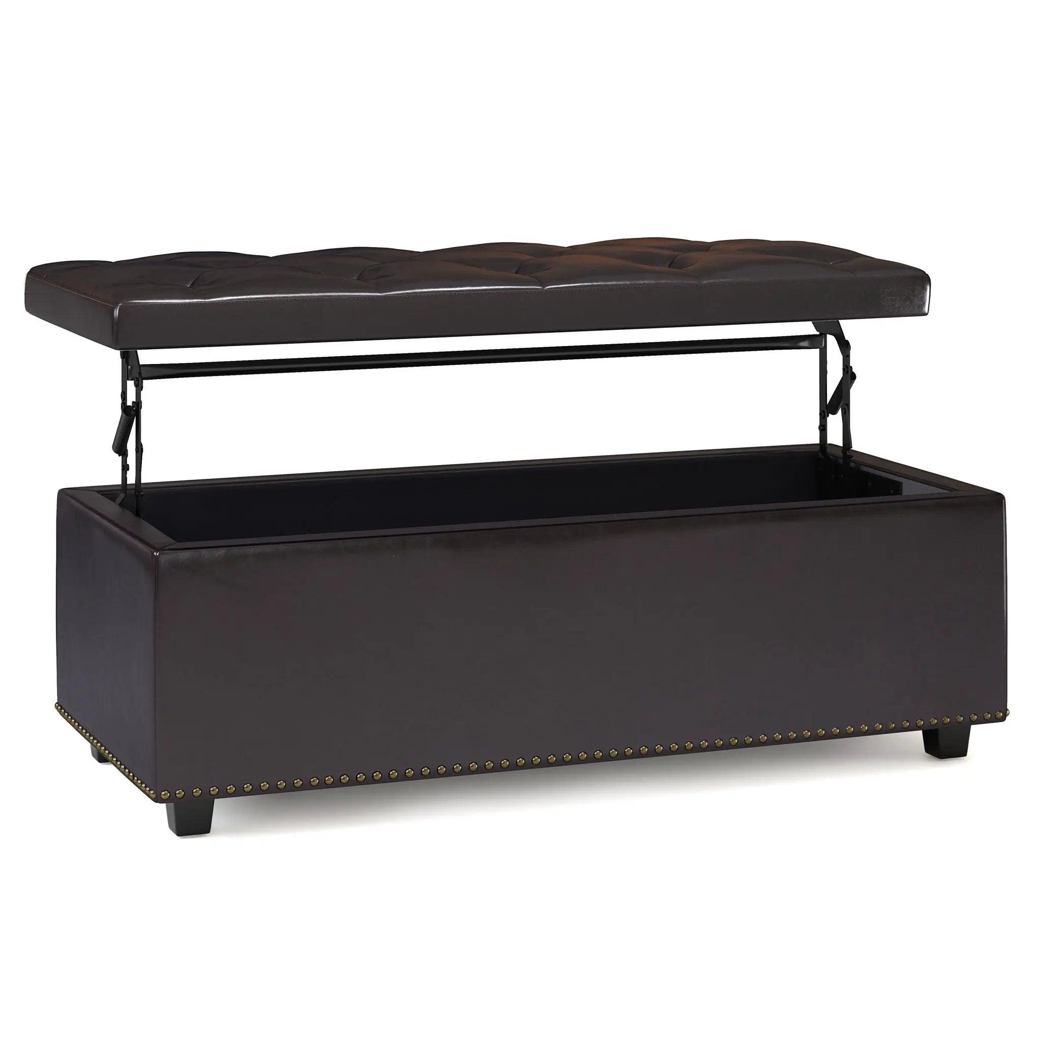 Hamilton - Upholstered Lift Top Rectangular Storage Ottoman by Unique Piece Furniture