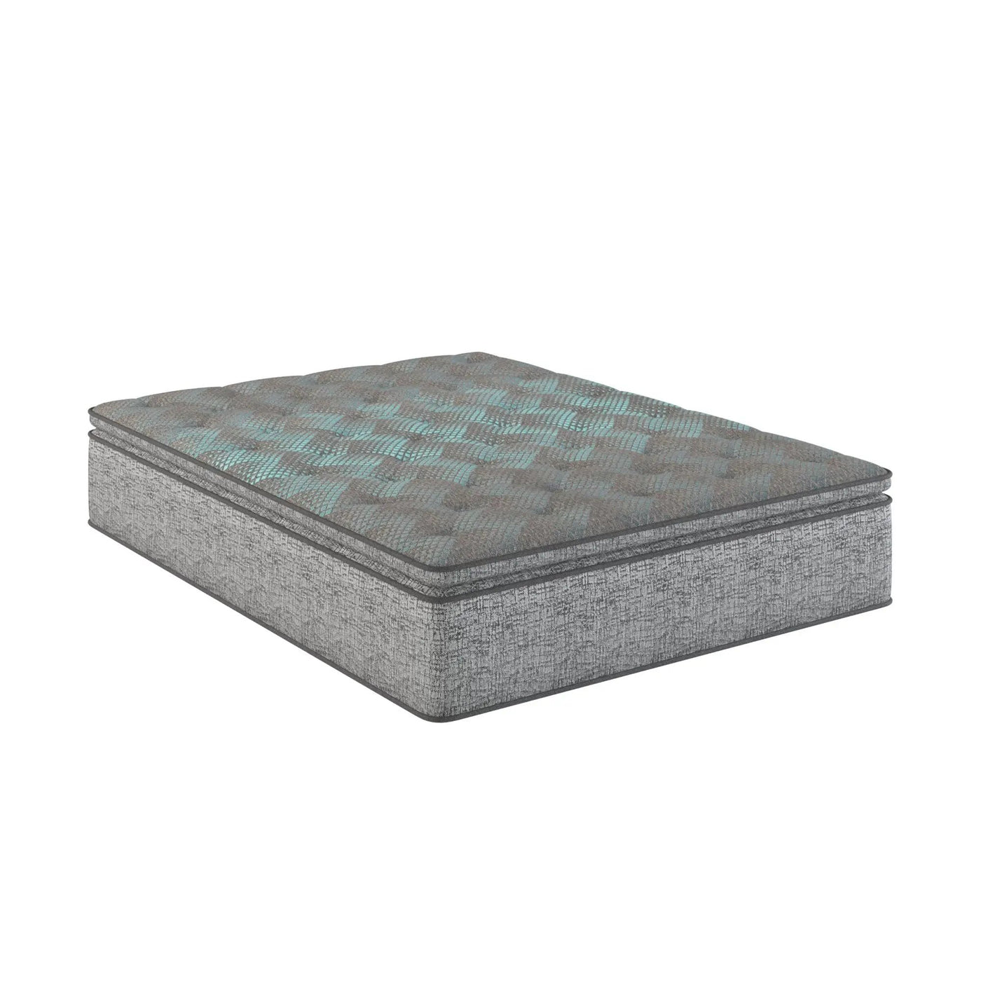 Comfort Care - 12" Hybrid Euro Top Mattress Plush Comfort, Foam by HouseOfZazla