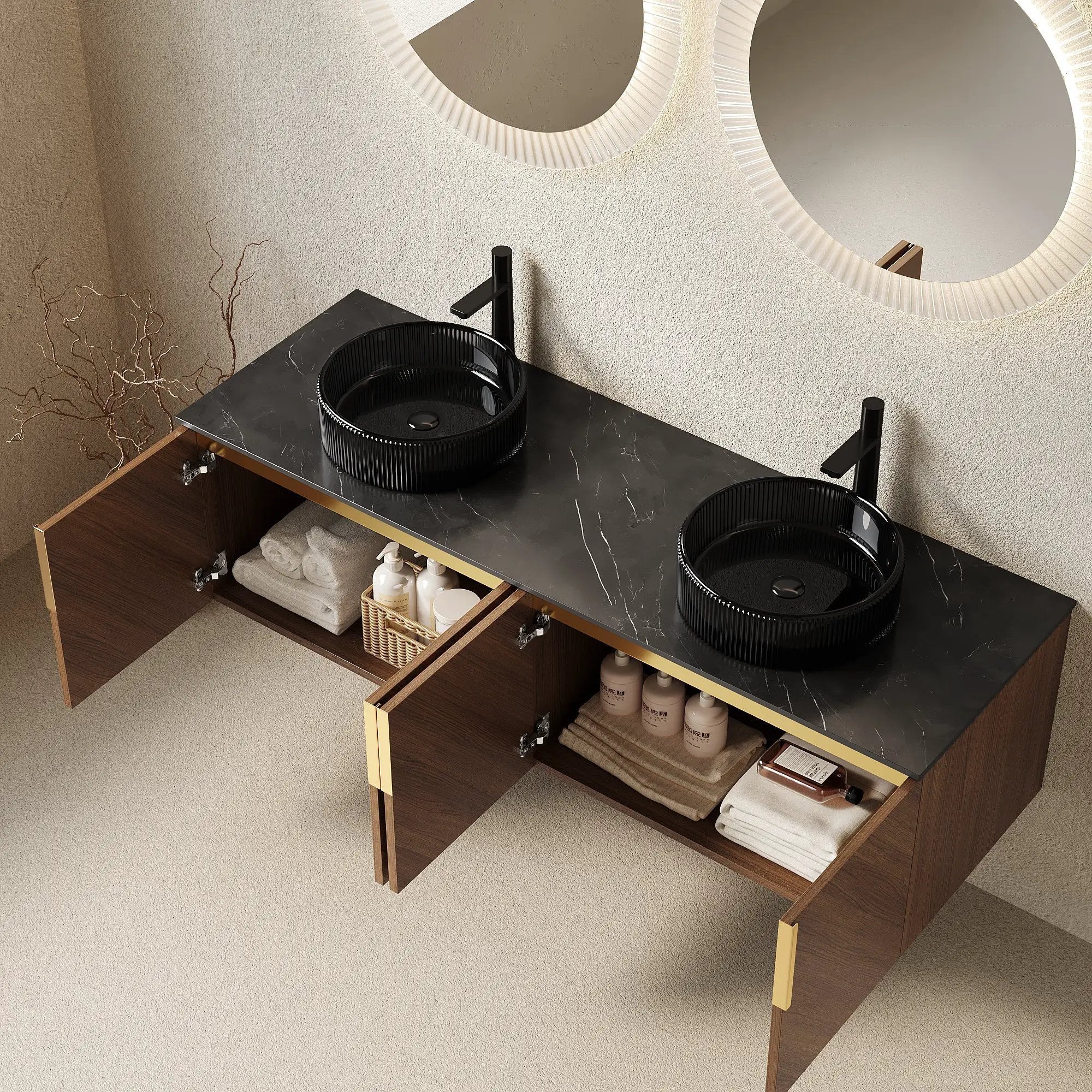 ARAI 60" Bathroom Vanity & Sink by HouseOfZazla