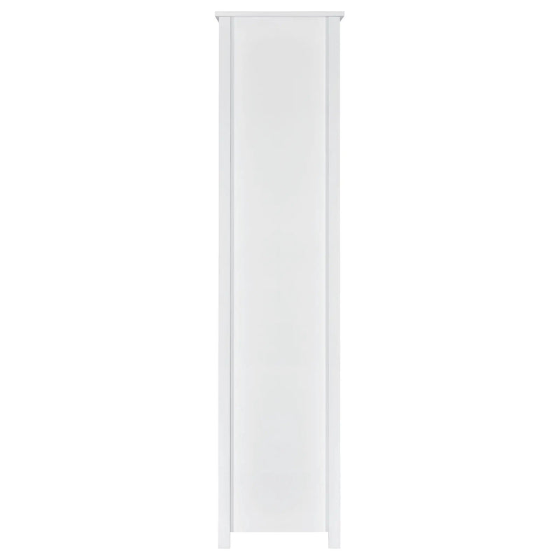 Dylan 68-inch 4-shelf Storage Bookshelf White High Gloss by Unique Piece Furniture