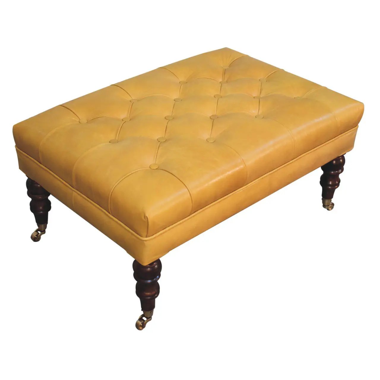 Buffalo - Ottoman With Castor Legs by HouseOfZazla