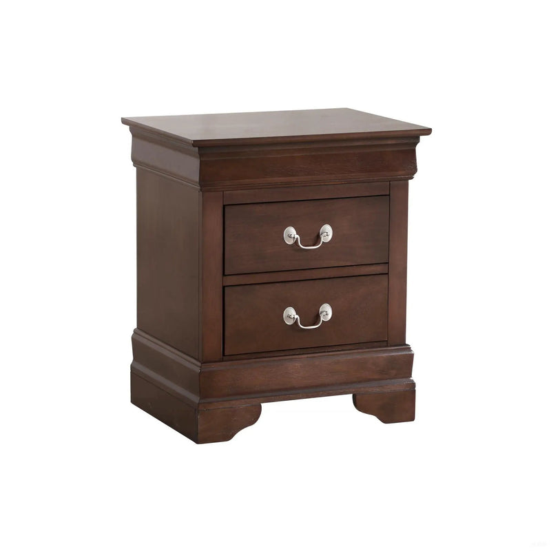 Louis Phillipe - Storage Nightstand - Cappuccino by Unique Piece Furniture