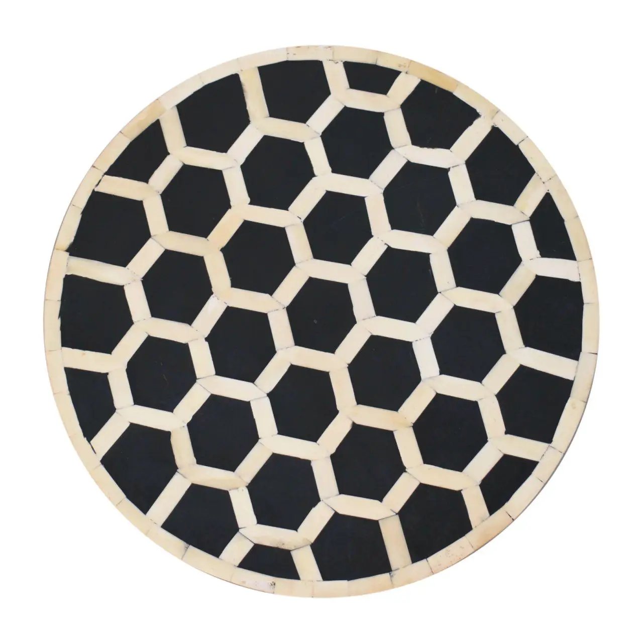 Inlay Bone Tripod Stool - Honey Caramel by HouseOfZazla