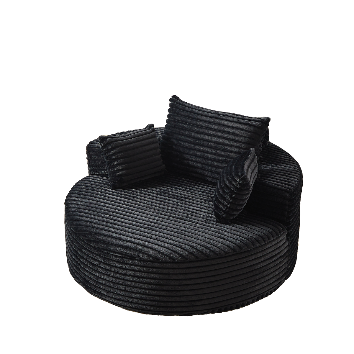 Fluffy Modern Sleeper Chair in Corduroy by HouseOfZazla