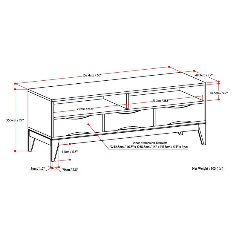Harper - Handcrafted TV Media Stand by Unique Piece Furniture