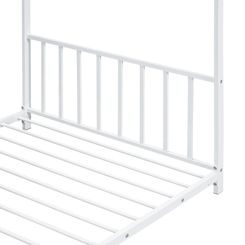 Metal House Platform Bed With Modern Design And Durable Frame by Unique Piece Furniture