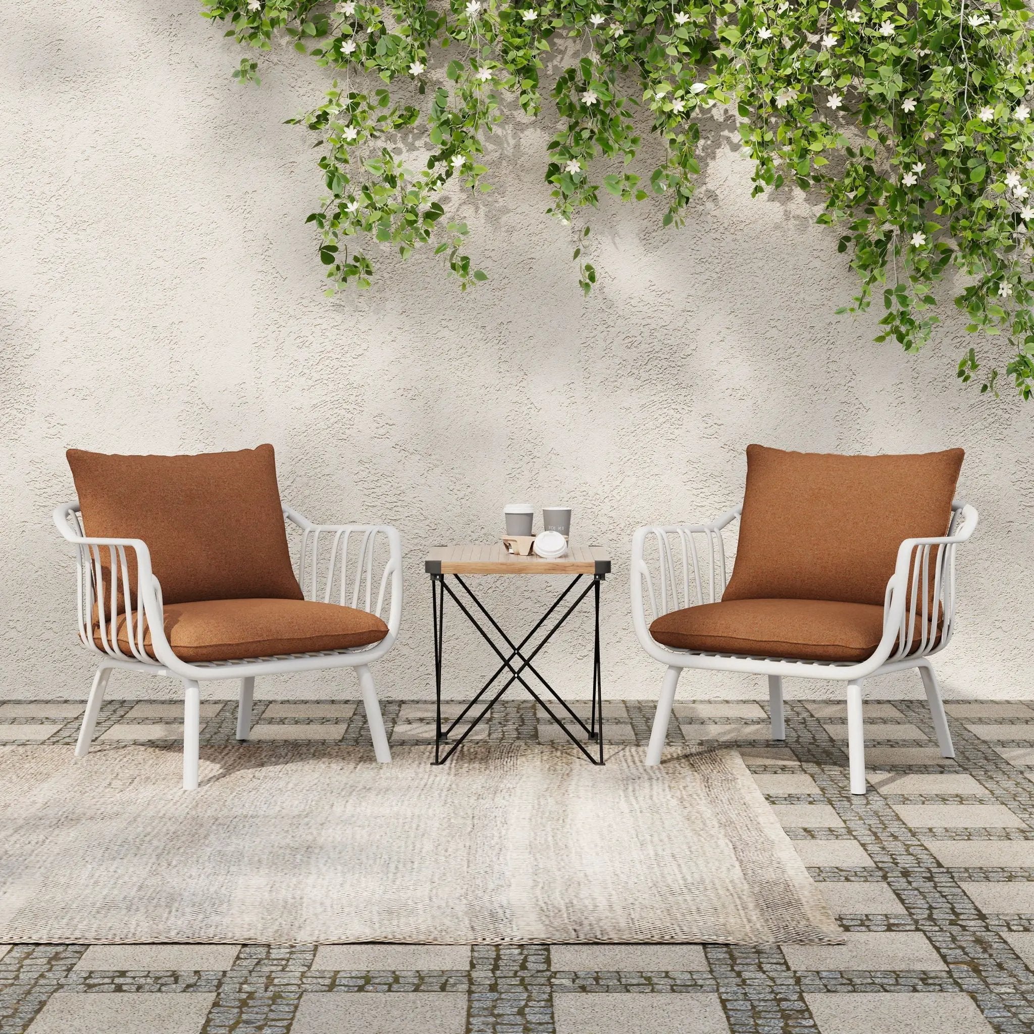 Huron Outdoor Club Chair (Set of 2) by HouseOfZazla