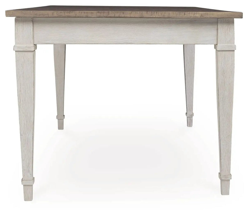 Skempton - RECT DRM Table w/Storage - White by Unique Piece Furniture