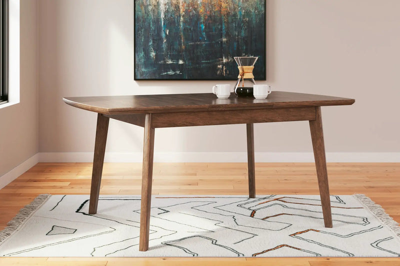 Lyncott - Rectangular Dining Room Butterfly Extension Table - Brown by Unique Piece Furniture