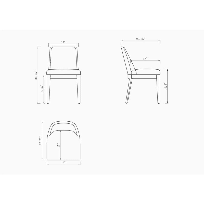 Gansevoort - Upholstered Dining Chair (Set of 2) by HouseOfZazla