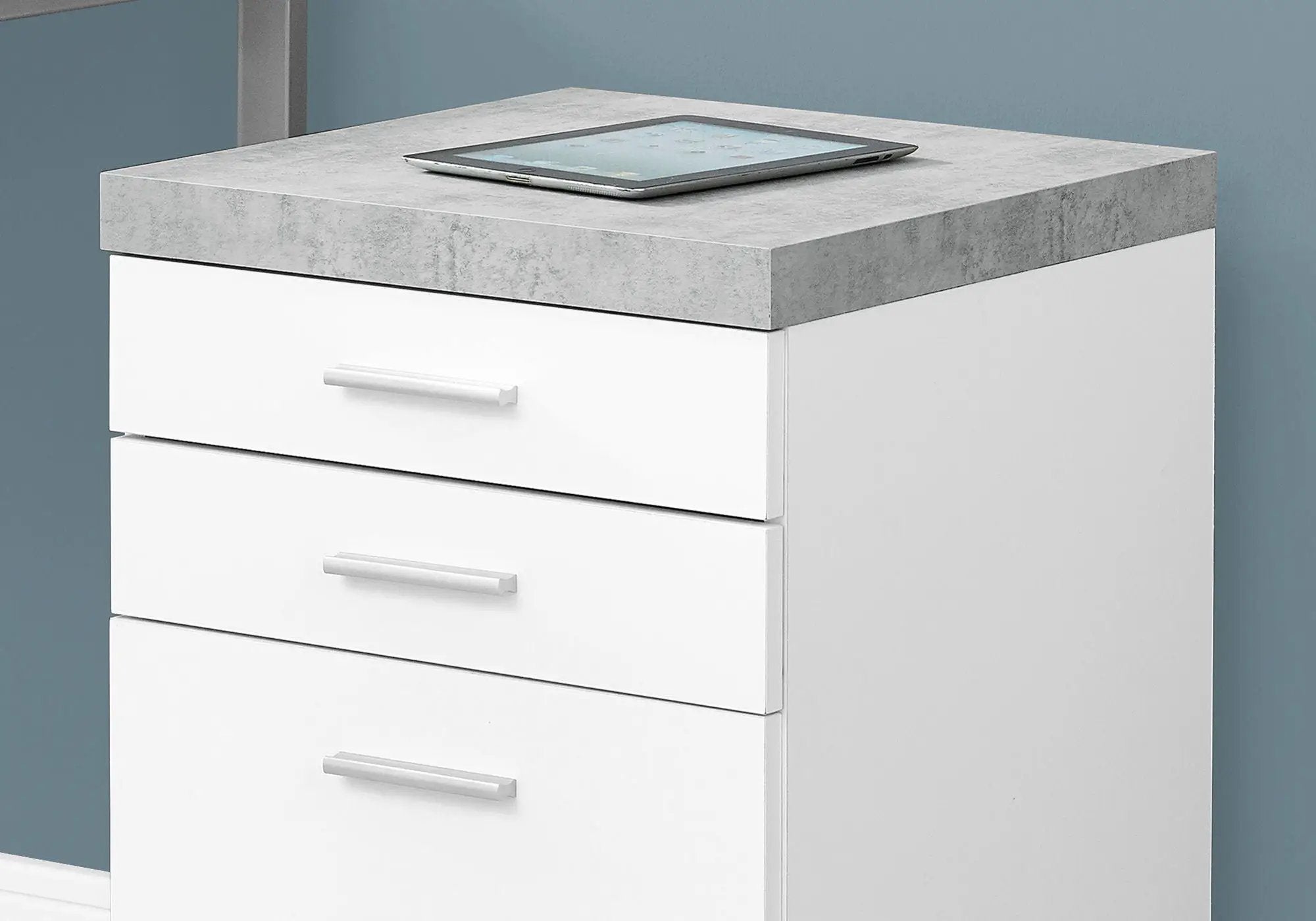 File Cabinet Rolling Mobile Storage Drawers Printer Stand For Office by Unique Piece Furniture