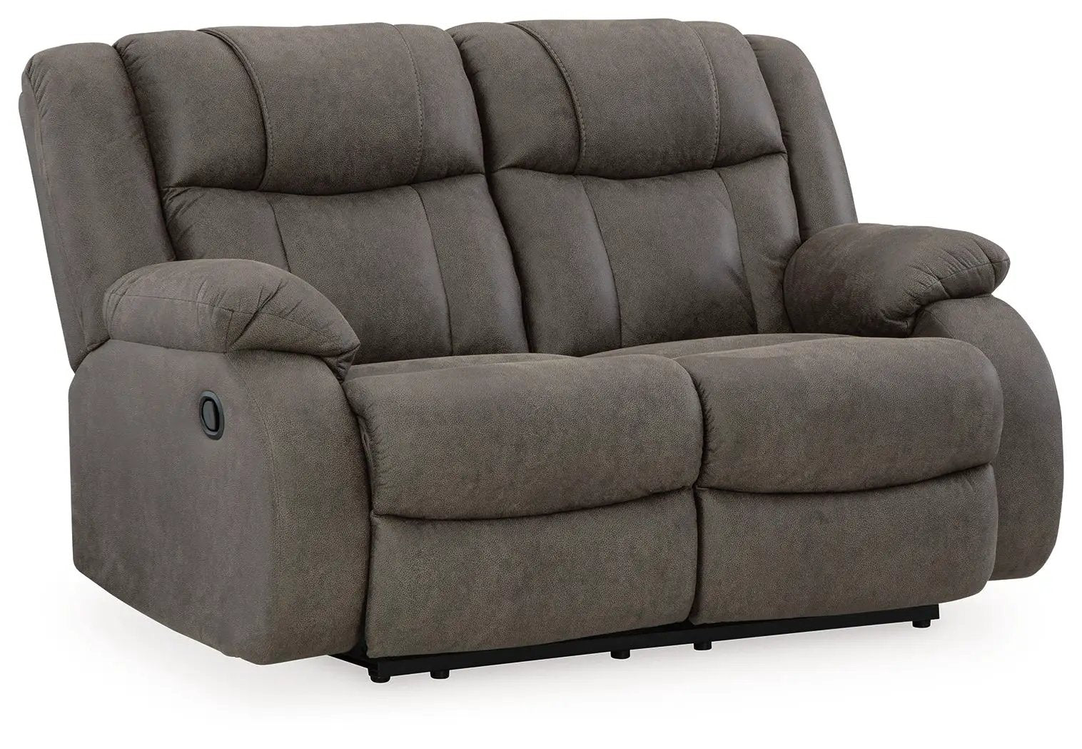 First Base - Reclining Loveseat - Gunmetal by Unique Piece Furniture