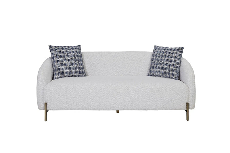 Rounded Sofa - White by Unique Piece Furniture
