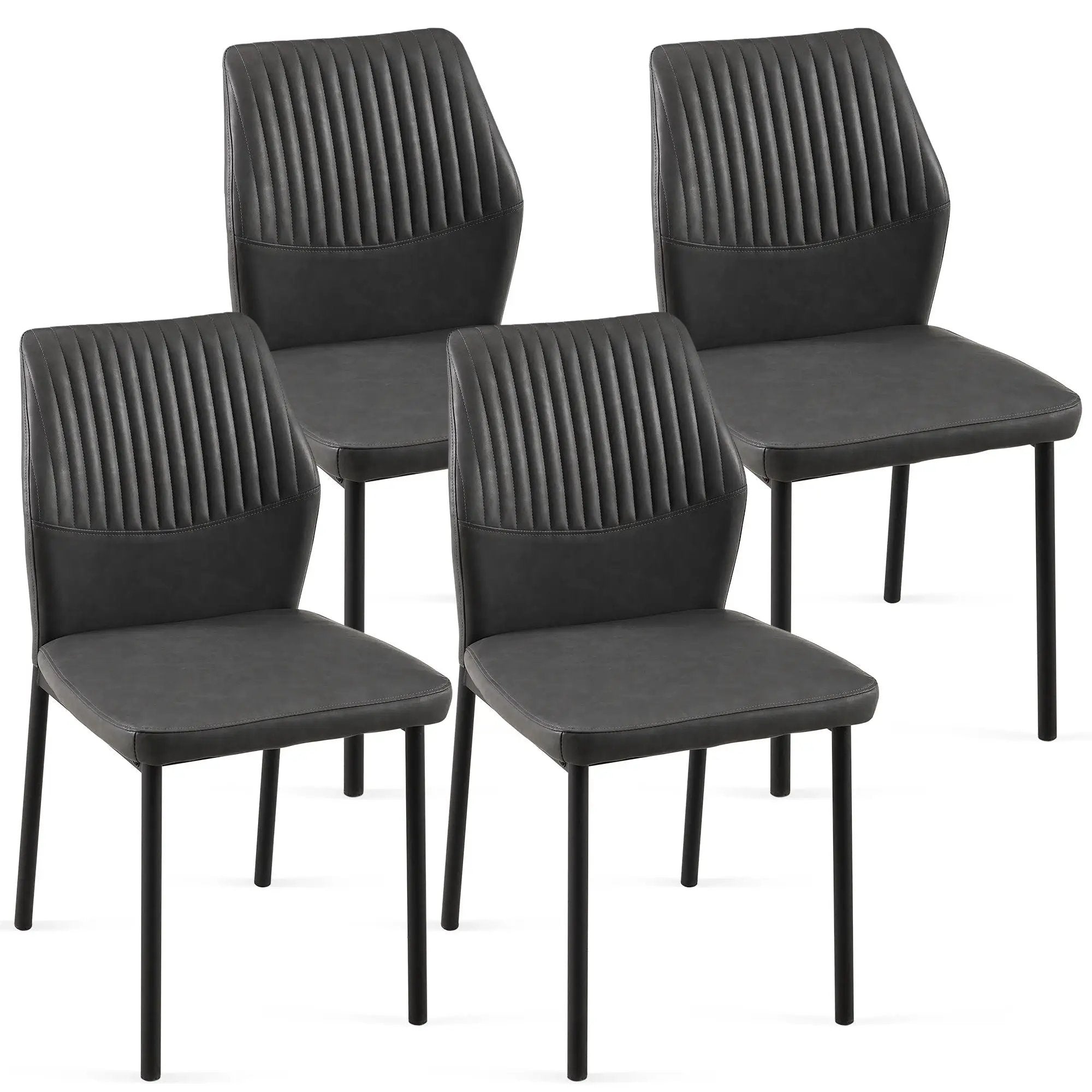 Dining Chairs Living Room Chair Modern Kitchen Armless Side Chair With Metal Legs by Unique Piece Furniture