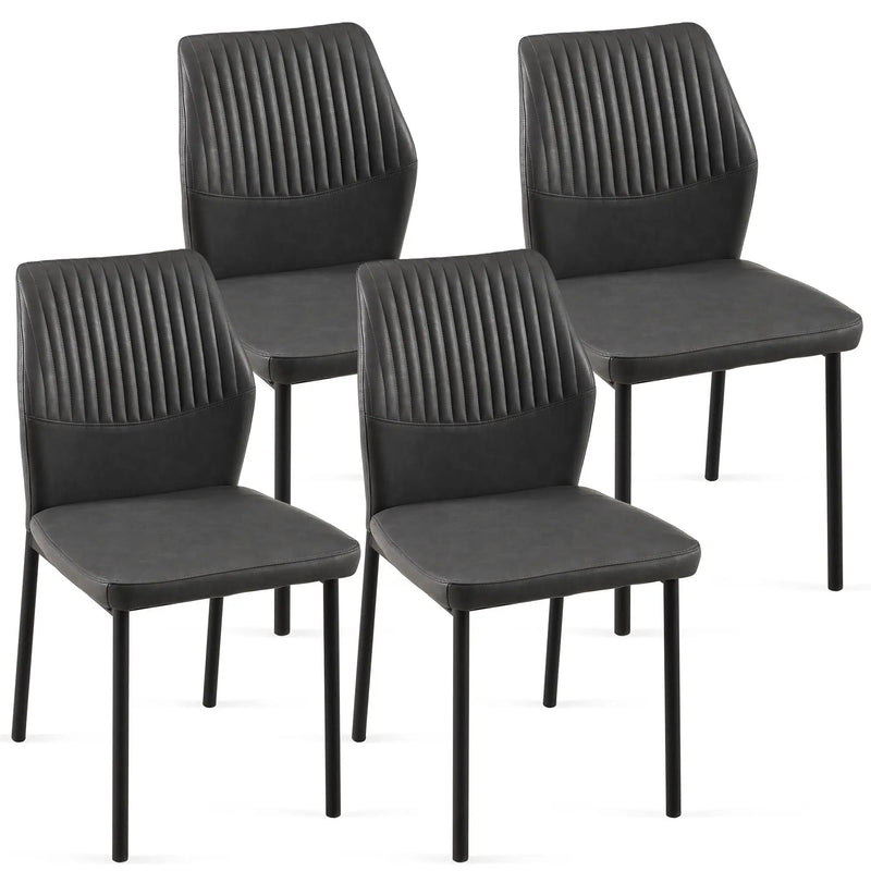 Dining Chairs Living Room Chair Modern Kitchen Armless Side Chair With Metal Legs by Unique Piece Furniture