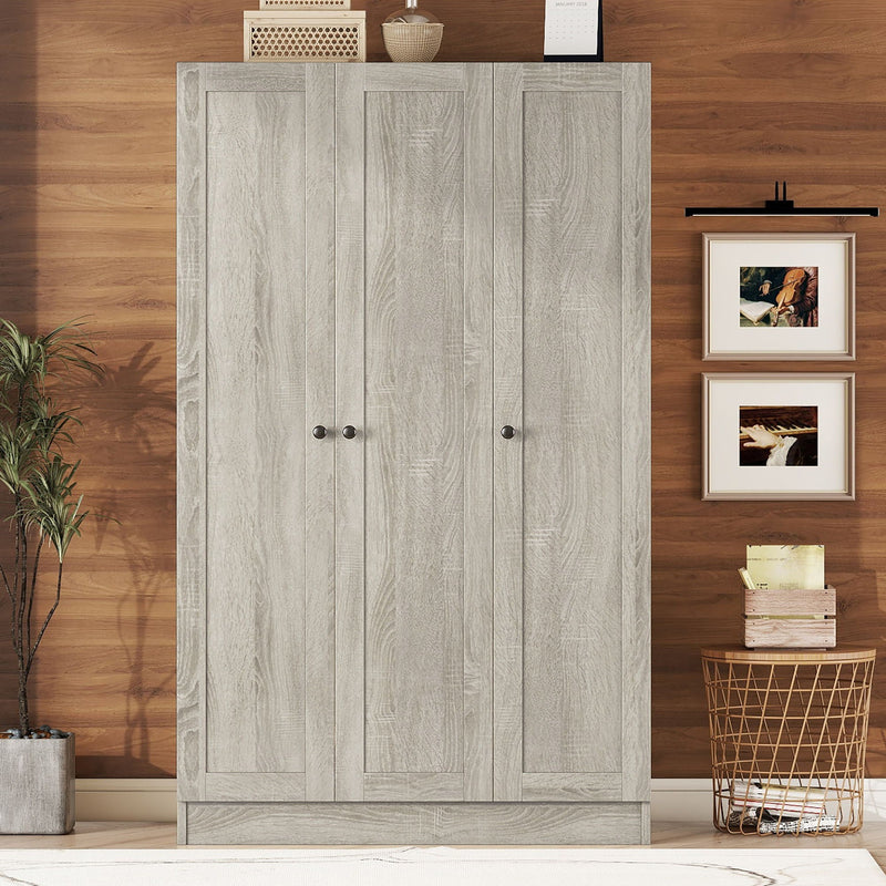 3 Door Shutter Wardrobe With Shelves by HouseOfZazla