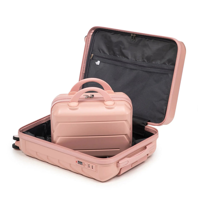 2-Piece ABS Spinner Wheel Luggage Set with Combination Lock by HouseOfZazla