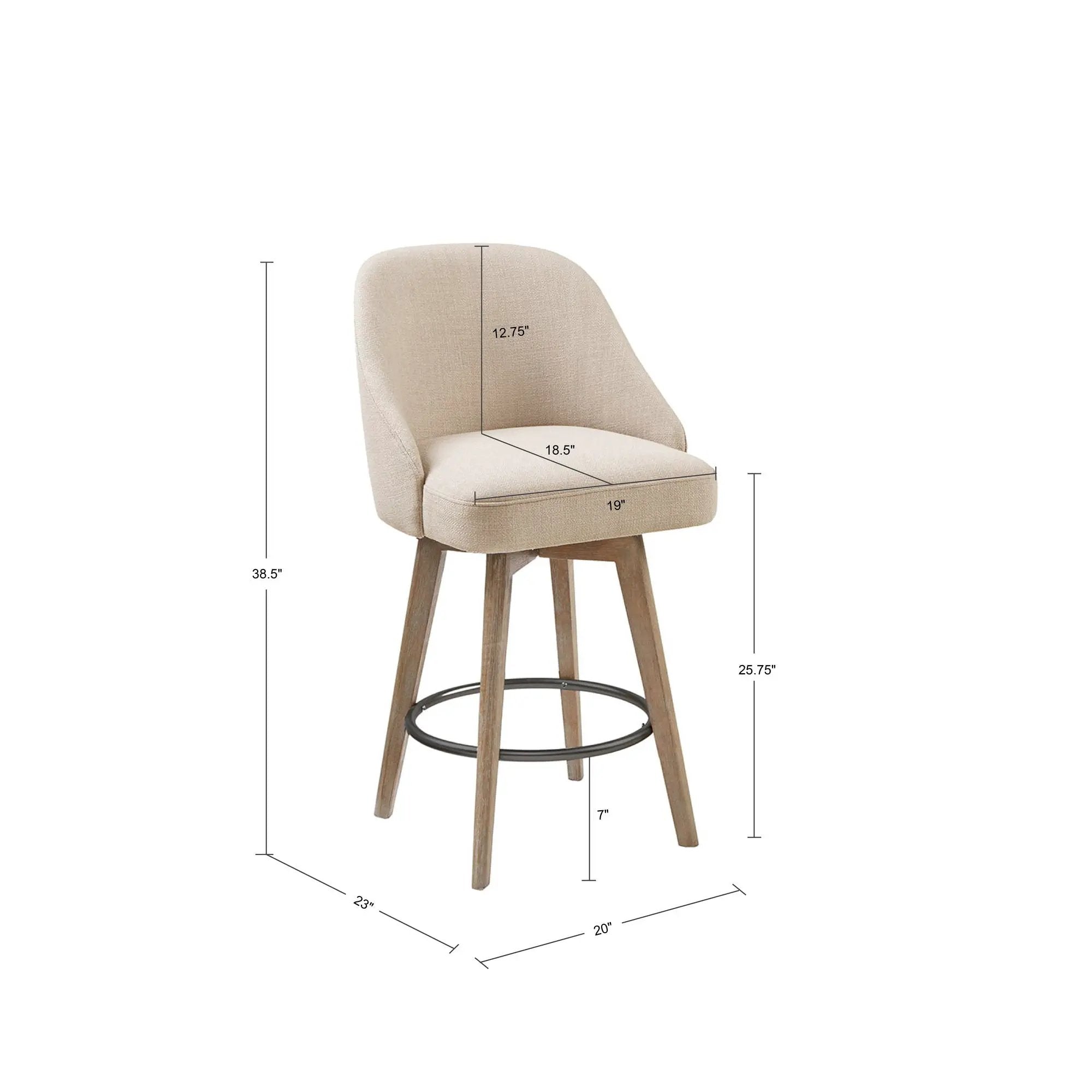 Counter Stool With Swivel Seat by Unique Piece Furniture