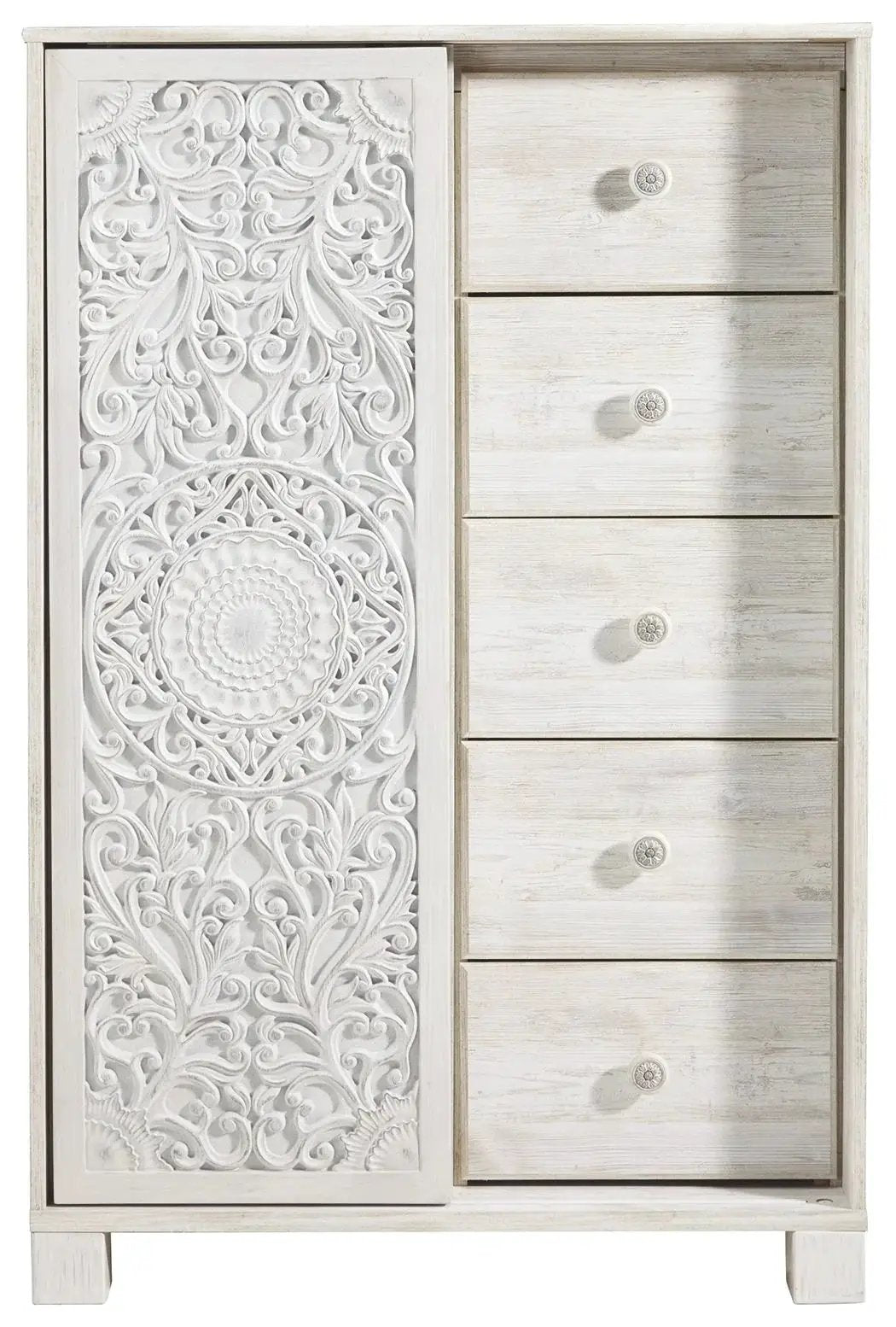 Paxberry - Dressing Chest - Whitewash by Unique Piece Furniture