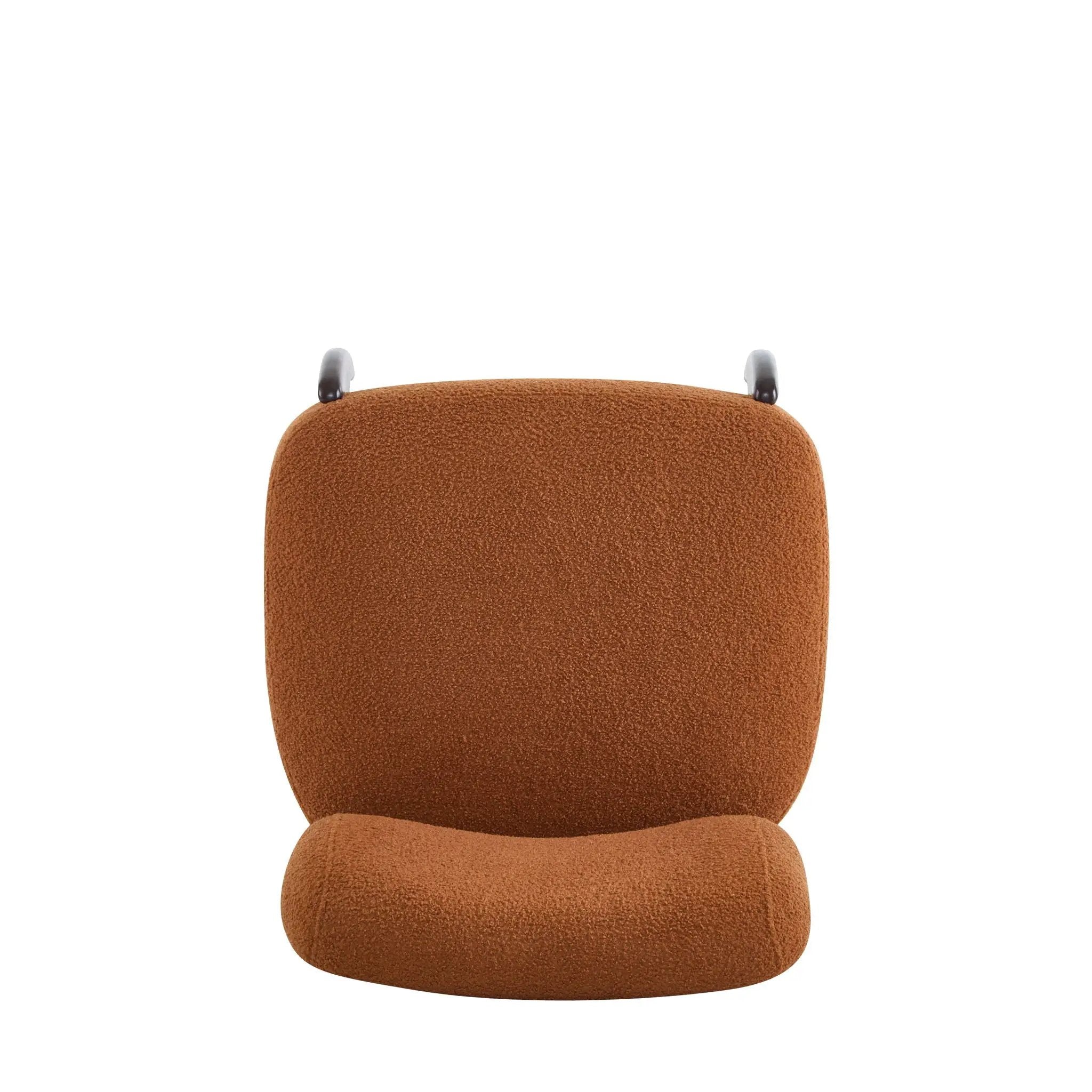 Modern Boucle Lounge Chair With Solid Wood Frame by HouseOfZazla