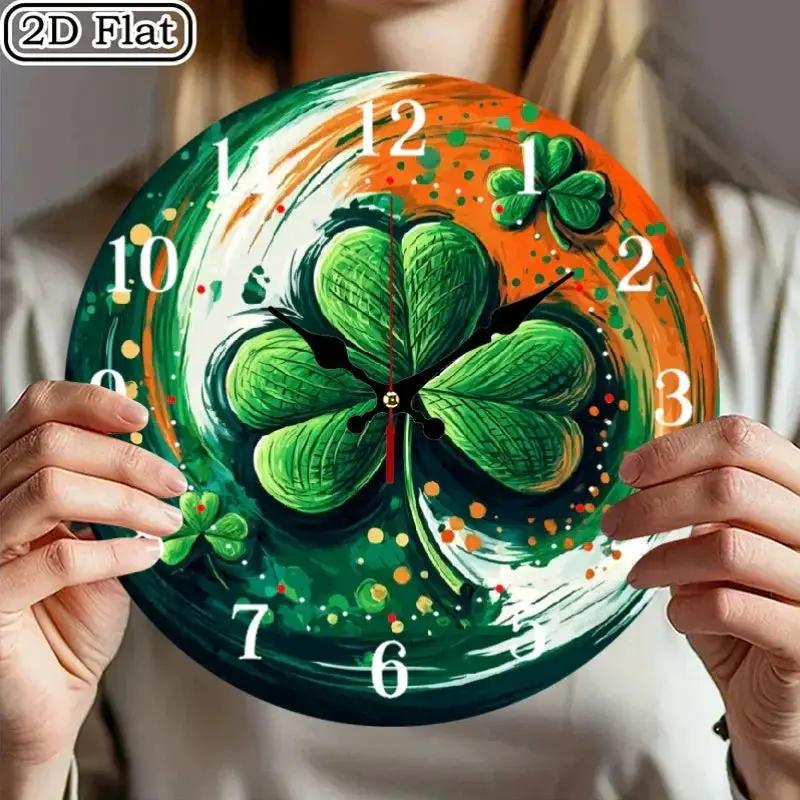Wall Clock - Silent Wooden Round by House Of Avana