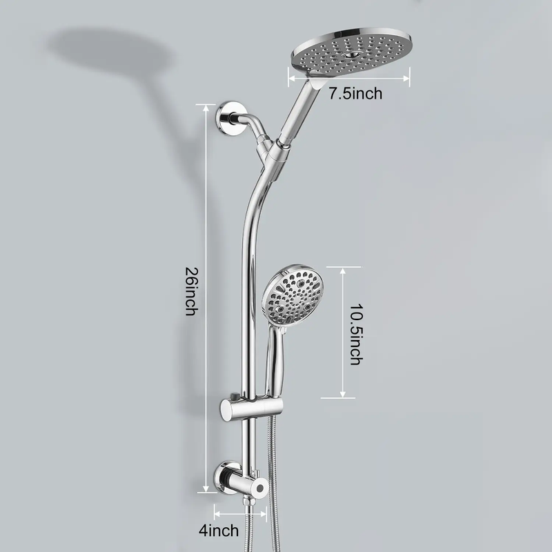 High Pressure Dual Shower Head Set by HouseOfZazla