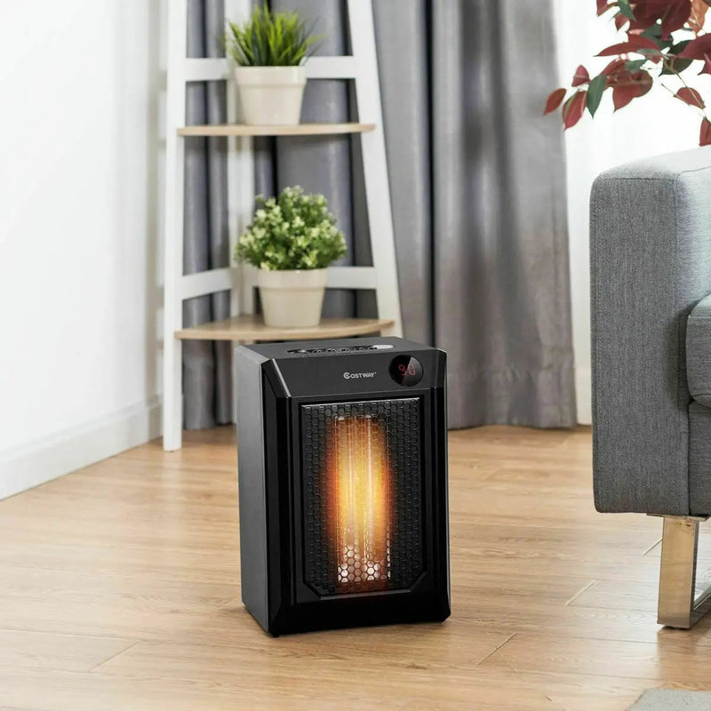 1500 W Remote Control Portable Electric Digital Quartz Space Heater by DirectDeals